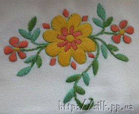 Уроки вишивки. Проста гладь