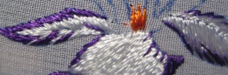 Мастер-класс по вышивке гладью ирис