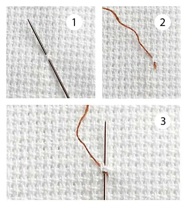 Якщо вишиваємо в одну нитку